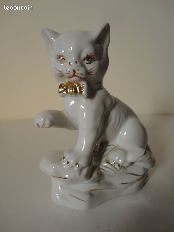 Chat en porcelaine (image 3)