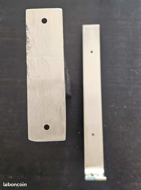 Support etagere , equerre nickelé 30*12 cm - Ikea Granhult (image 2)