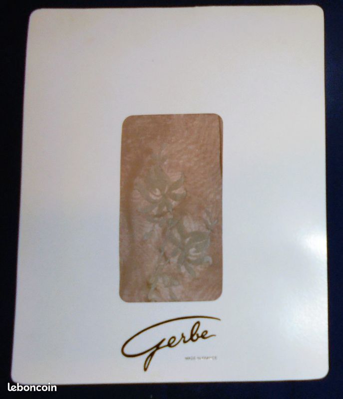 Collants 100% Nylon Voile Gerbe Taille 5 - 15 Deniers Très Transparents - Style Vintage Rétro - Neuf Avec étiquettes