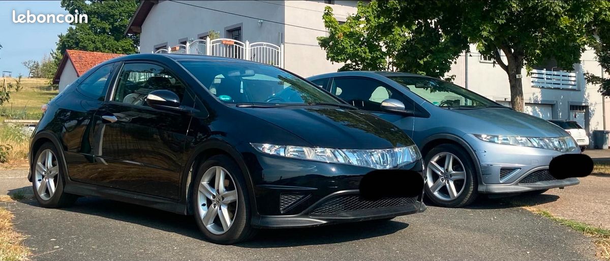 Honda Civic 8 Type S 1,8 i-vtec 140cv 79000km deuxième main suivi en garage carnet d'entretien entièrement tamponnés possibilité de passage à l'éthanol très bon état général (image 1)