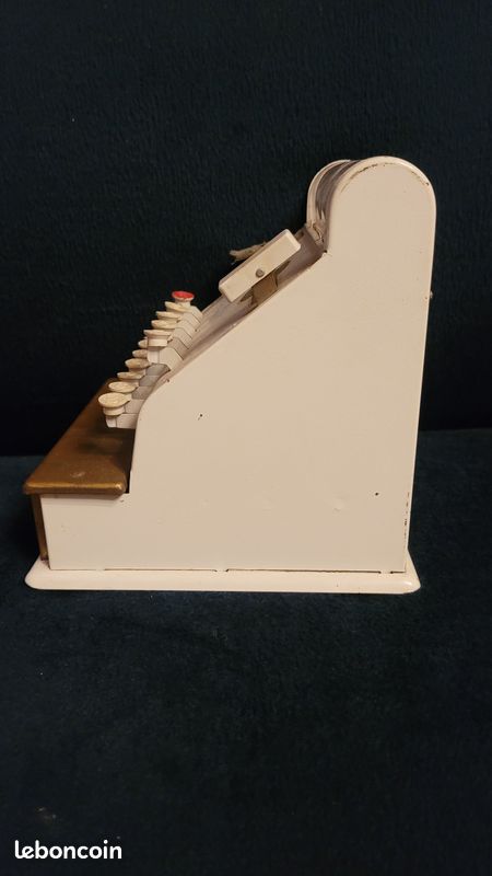 Caisse Enregistreuse Vintage Jouet - Modèle Dépose Made In France Tôle Ancienne