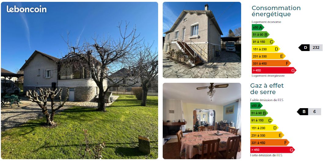 Maison 6 pièces 116 m² · à Terrasson-Lavilledieu · 116 m² · 335 000 €