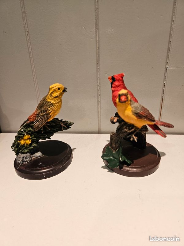The country bird collection, le Cardinal et le bruant (image 2)