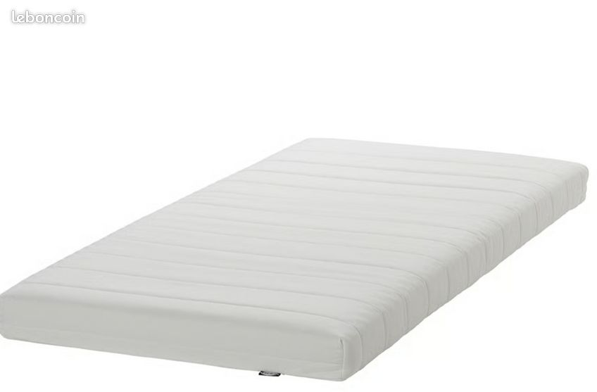 Lit banquette 2p (struct + matelas) IKEA HEMNES avec 2 matelas fermes (image 3)