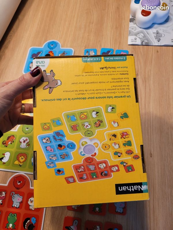MON PREMIER LOTO SONORE - Jeu éducatif - NATHAN - Identifiez les sons d