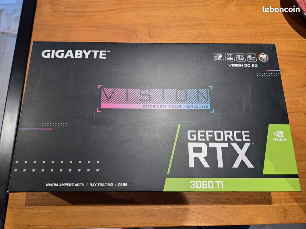 Nvidia RTX 3060 Ti Gigabyte Vision RGB - Accessoires informatique