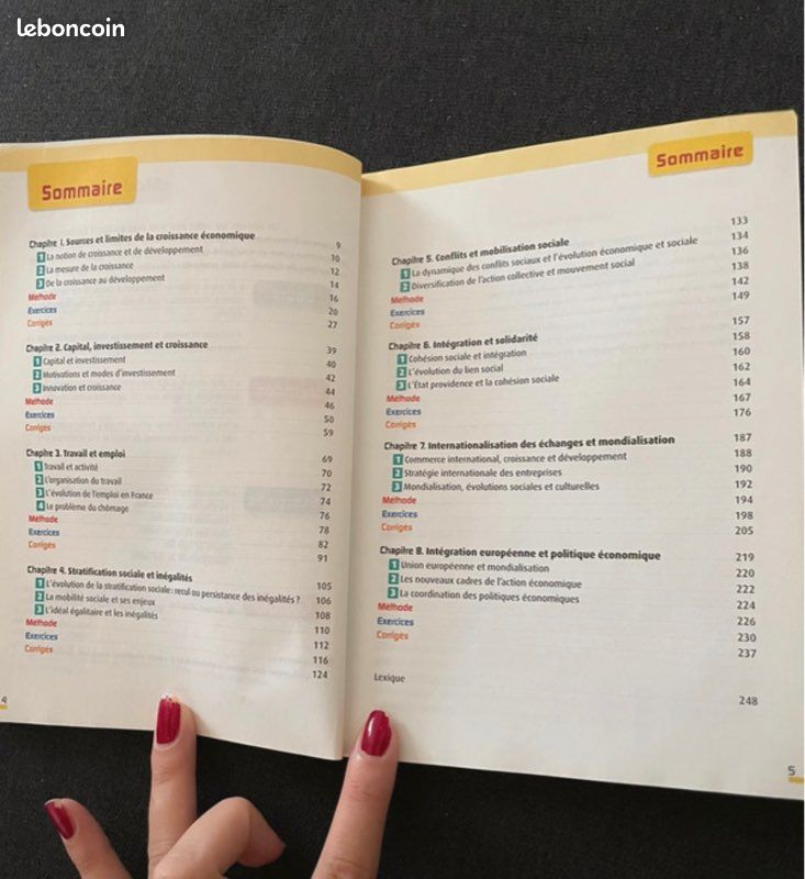 Lot livres révisions bac SES et Maths (image 5)