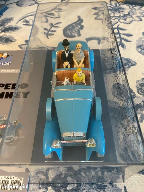 Voiture tintin 1/24 la torpédo du docteur fin et n 10 (image 2)