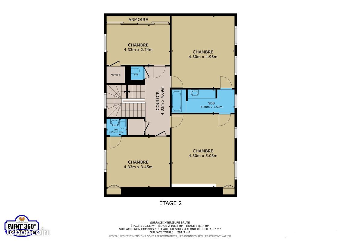 Propriété 10 pièces 280 m² (image 18)