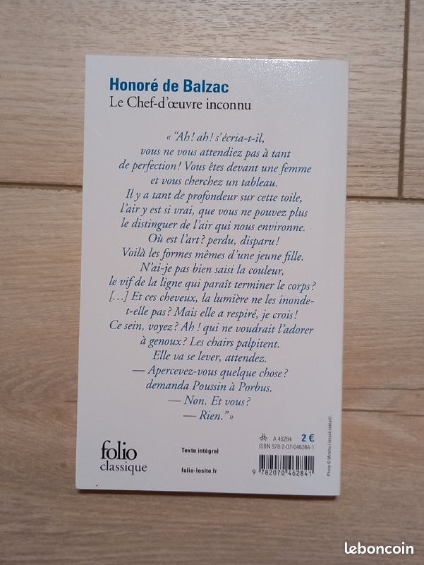 Le chef-d'œuvre inconnu - Balzac (image 2)