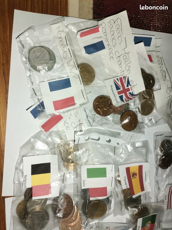 Lots de pièces et de billets (image 7)