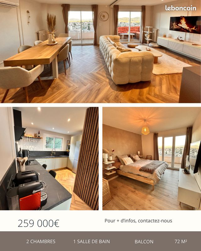 Appartement 3 pièces 72 m² · à Cuers · 72 m² · 259 000 €