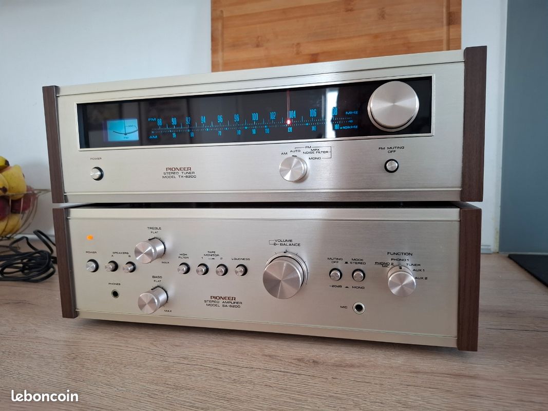 Chaine hfi Pioneer ampli SA-6200 + tuner TX-6200 vintage (image 6)
