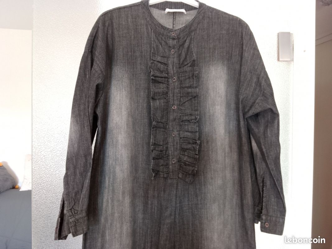 Robe longue grise from Marseille Vêtements