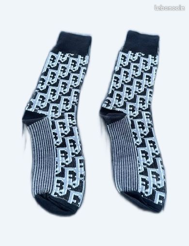 White Dior Oblique Dior Chaussette Chaussettes Christian Dior Couture