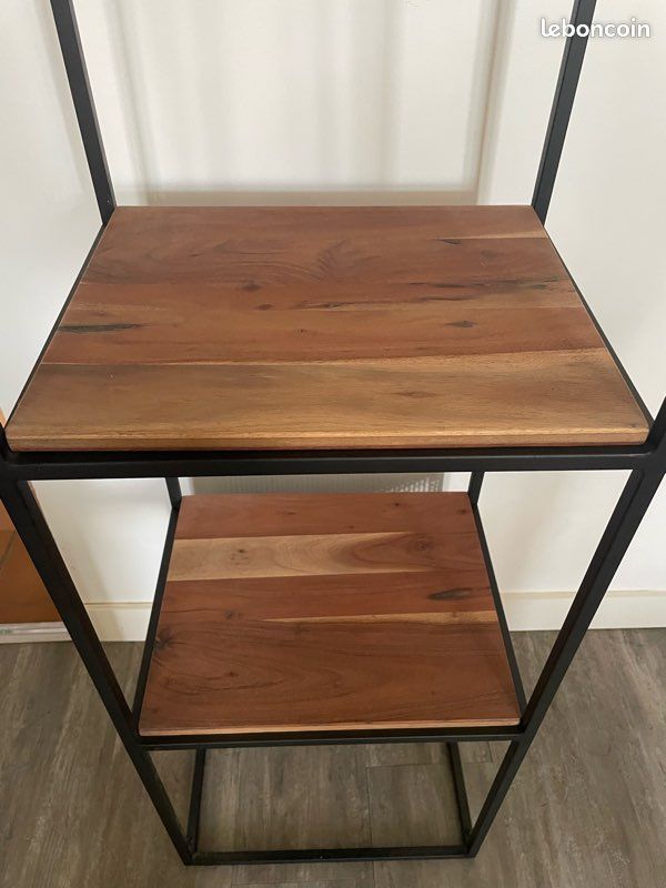 Étagère fer/bois H&H (image 3)