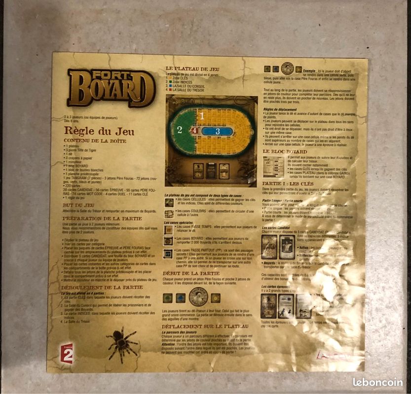 Jeu de société Fort Boyard - Edition Lansay 2005