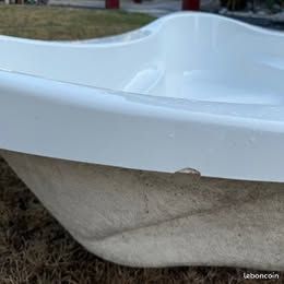 Baignoire d'angle résine polyester (image 8)