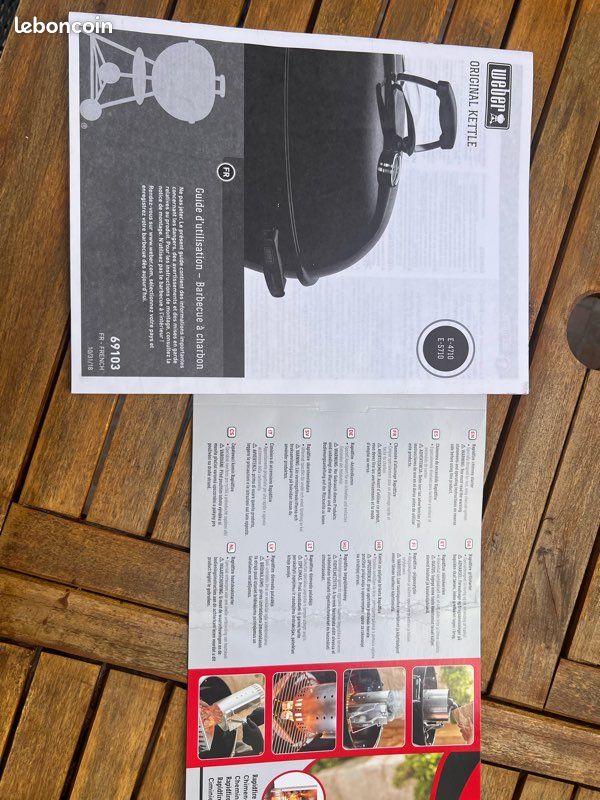 Barbecue de marque Weber Original modèle Kettle (image 5)