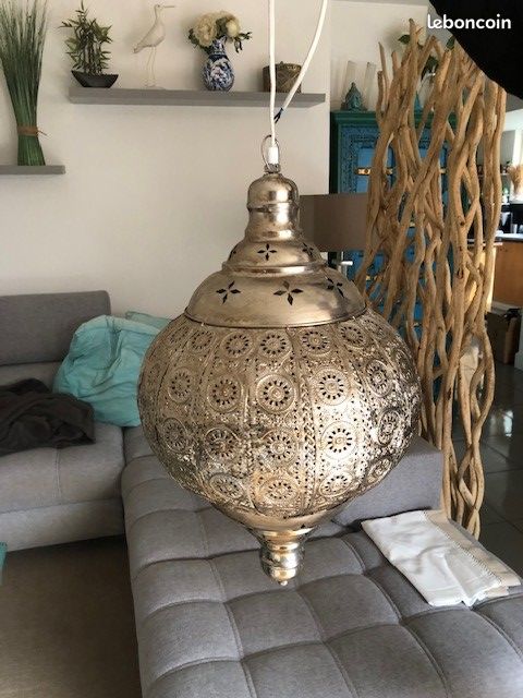 Lampe ronde Acier (image 5)