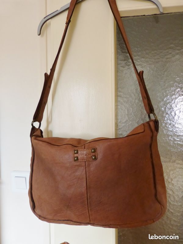 Sac à main cuir bandoulière IKKS (image 2)