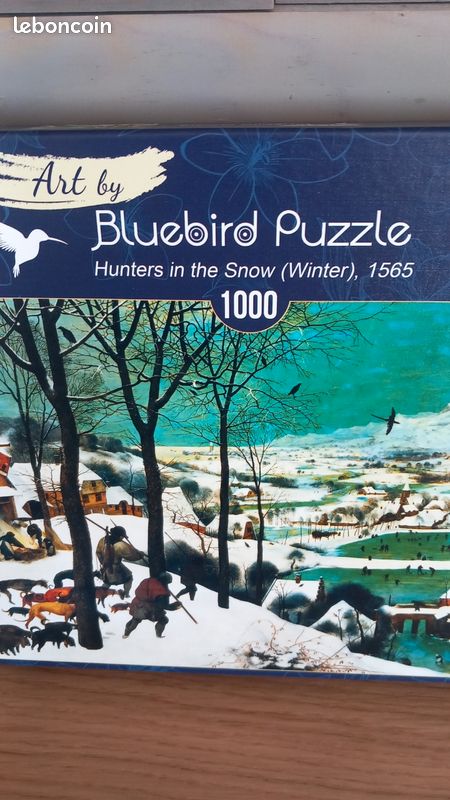 Puzzle BRUEGEL 1000 Le vieux chasseur dans la neige (image 1)