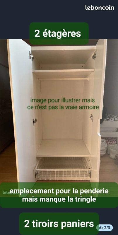 Armoire stuva verte (image 2)