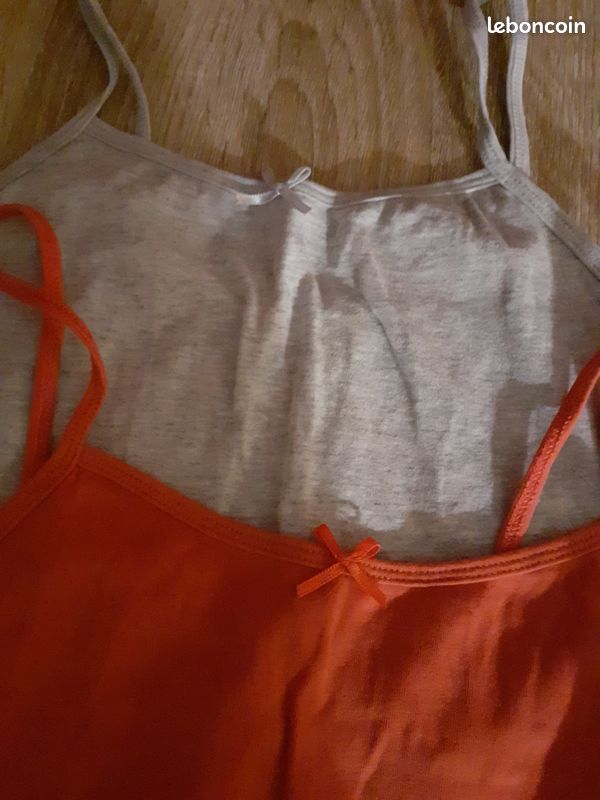 Débardeur fille coton fin (image 2)
