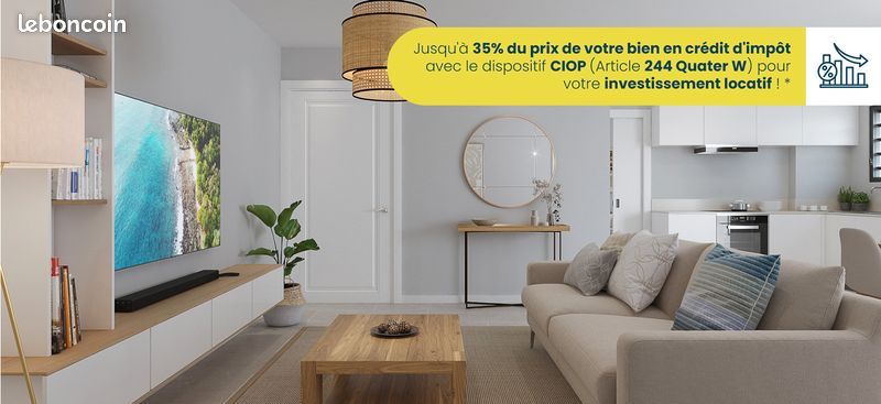 Appartement 4 pièces 75 m² · à Saint-Paul · 75 m² · 588 650 €