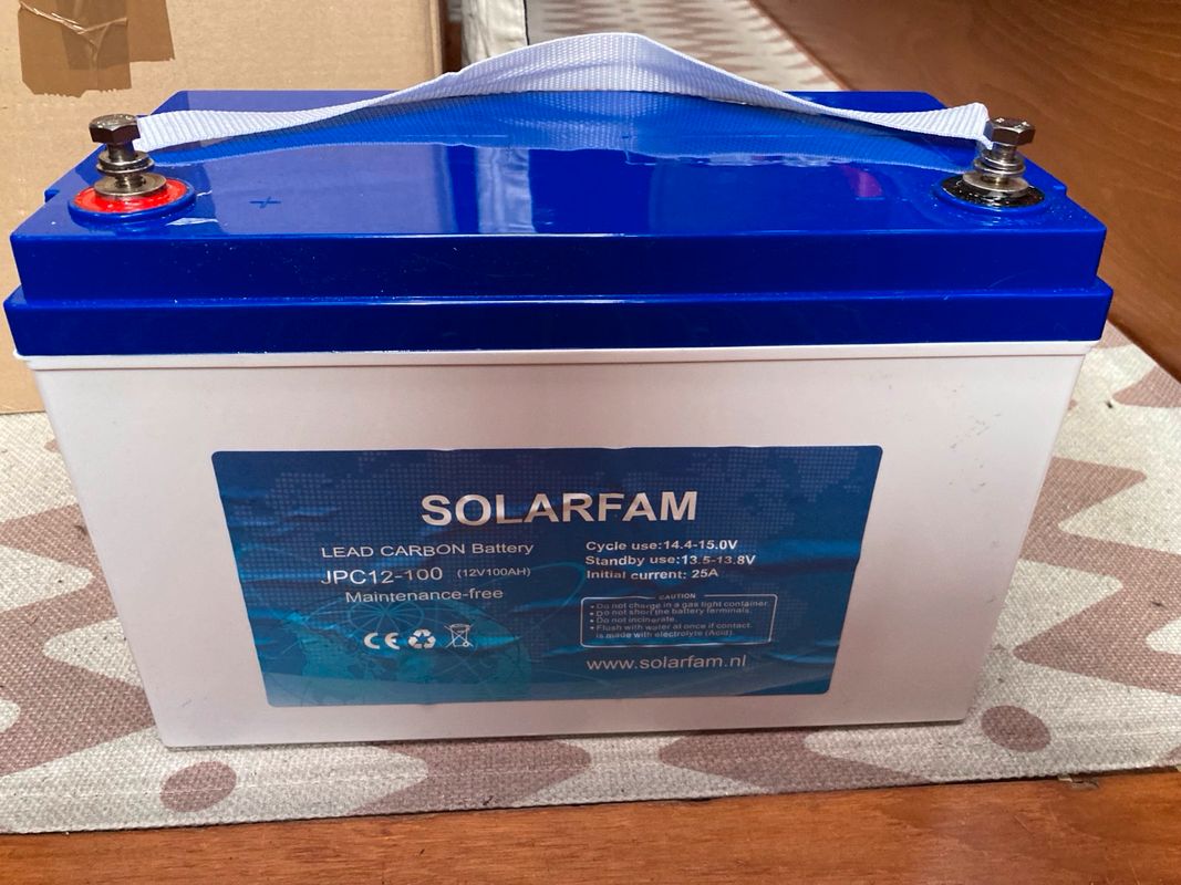 Batterie 200ah 12v Gel décharge Lente - SOLARFAM