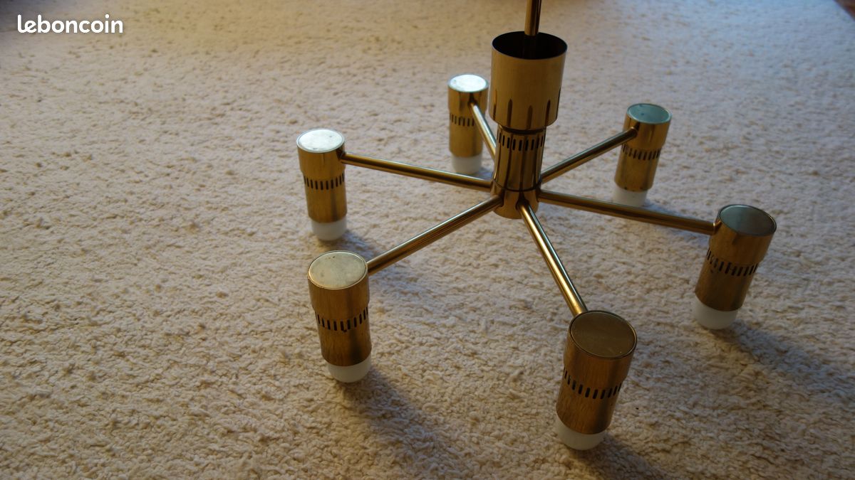 Lustre Laiton 6 ampoules (image 1)