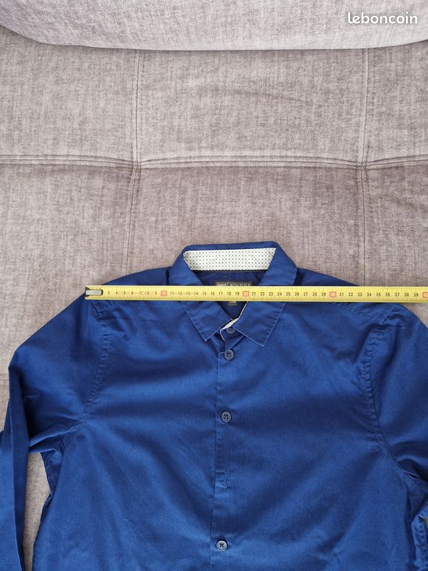 Chemise de nuit à manches longues Paris souris bleu jeans - Kids Nightwear