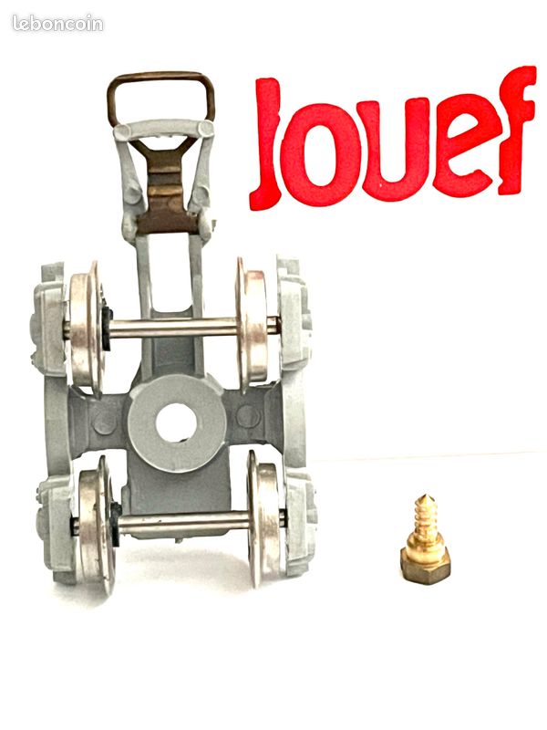 Bogie Type Y25 Noir Pour Wagon Jouef - Échelle HO, Roues Métal, Occasion