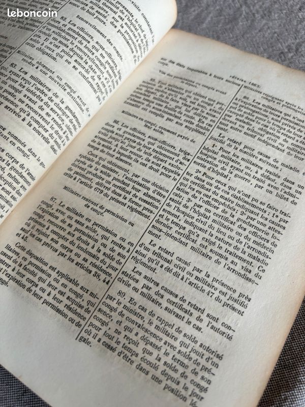 Mémorial de la Gendarmerie – Tome VII (1862-1868) – Édition originale de 1870 (image 4)