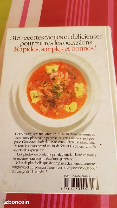 Livre de cuisine " Les 315 meilleures recettes " (image 6)
