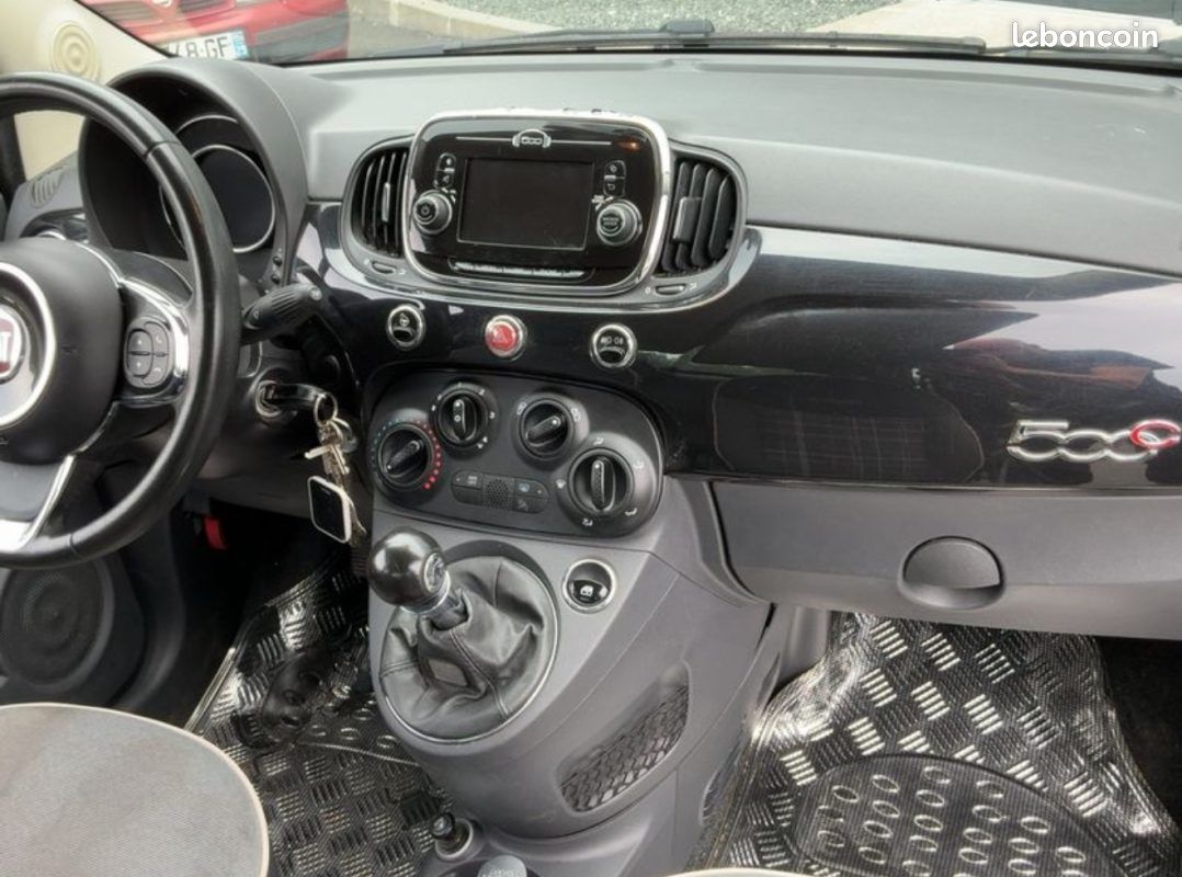 FIAT 500C 1.2 8v 69ch Popstar - 1 AN D ENTRETIEN OFFERT (image 3)