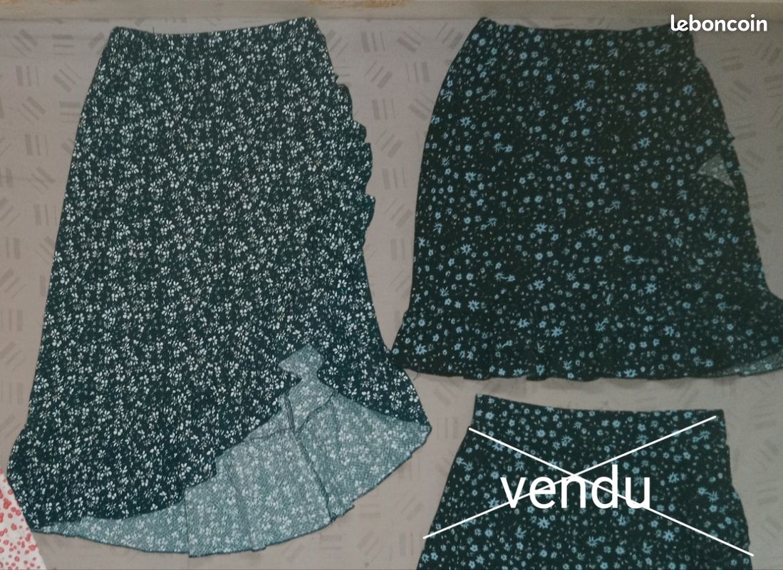Lot de 3 robes, jupes femme, ado, fille taille 34, XS (image 2)
