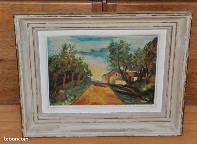 Tableau huile sur toile paysage