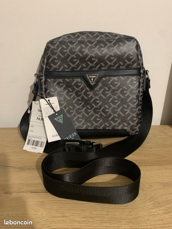 Marque Guess Sacoche Homme Guess Cuir Sacoche Guess Homme