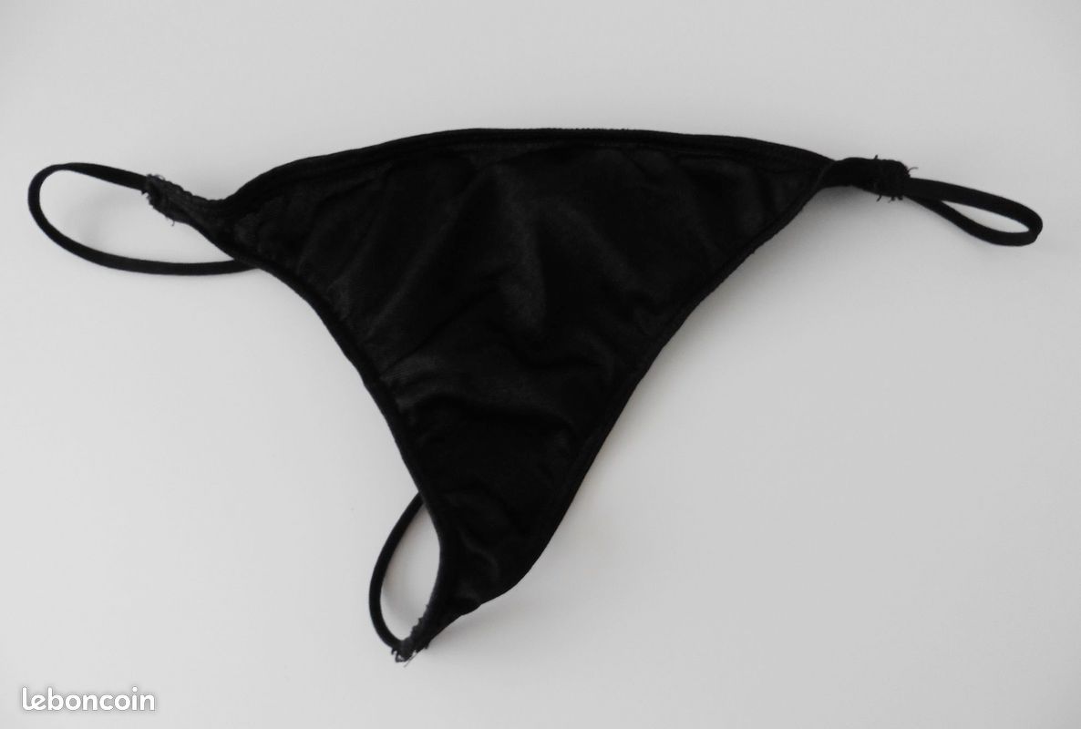 String noir a noeud. Taille 36 / 38 (image 1)