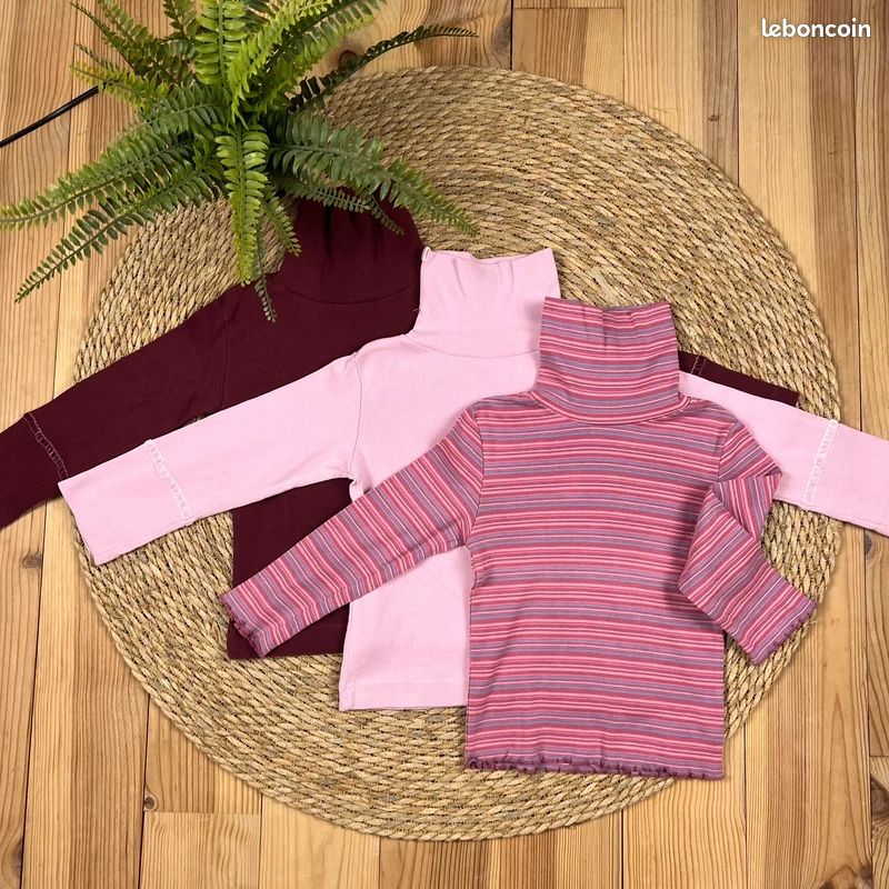 Kiabi Vetements Sous Pull Fille Kiabi Sous-pull Col Roulé Uni Vert