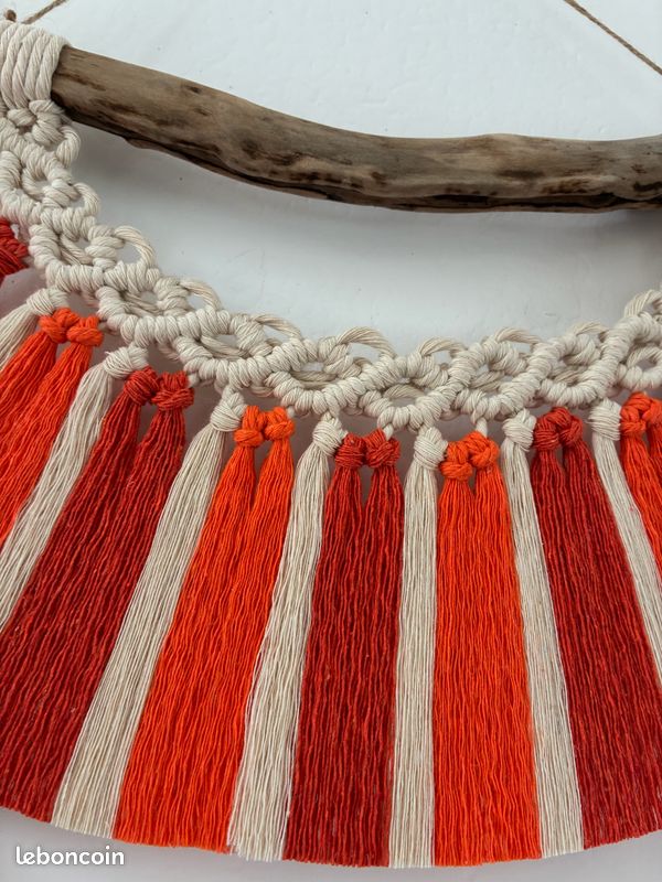 Macramé fait main , bois flotté (image 2)