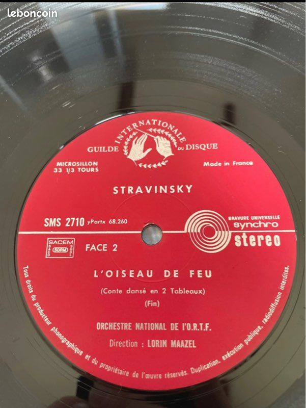 Vinyle Igor Stravinski (image 4)