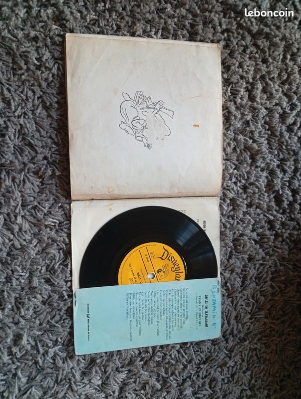 Vinyle livre 45t Les Sept nains (image 6)