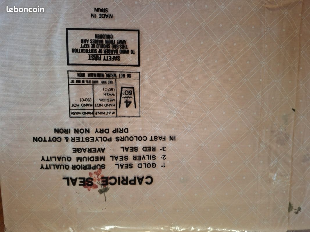 Parrure de drap lit 140x190 (image 2)