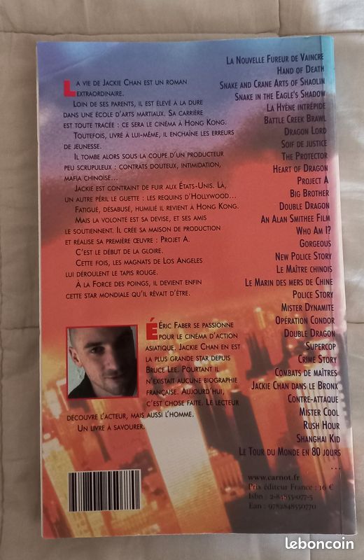 Jackie Chan, à la force des poings Livres