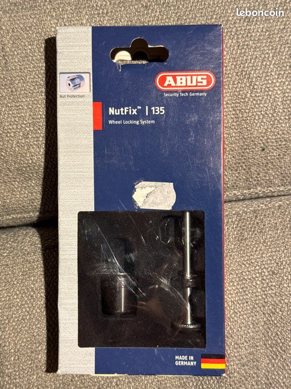 Antivol De Roue ABUS NutFix M9 – Violet – Pour Essieu Solide – Neuf