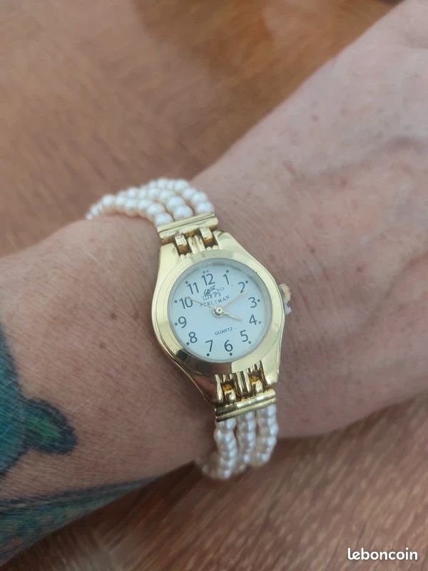 Jolie montre bracelet en perle (image 2)