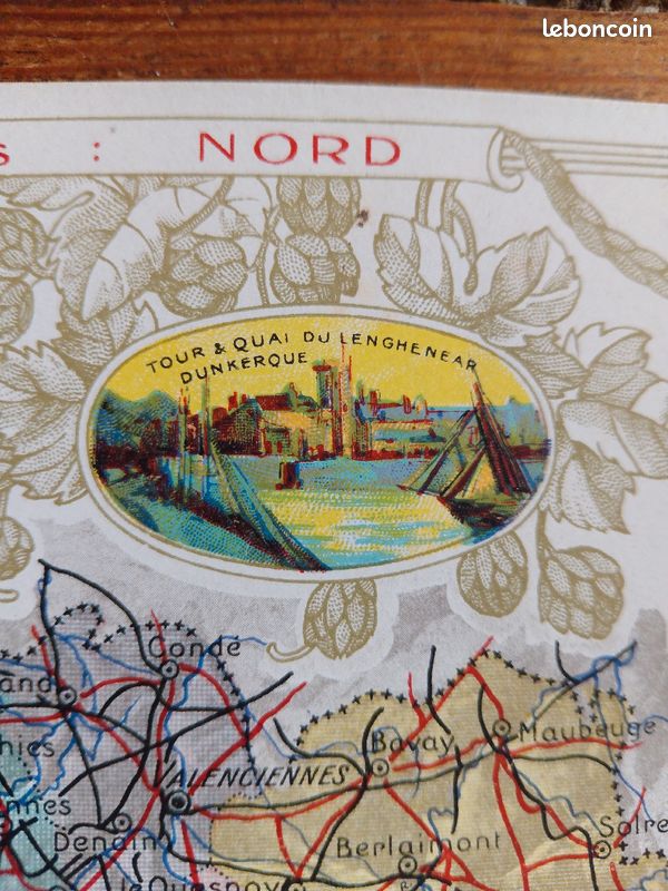Carte ancienne sur le Nord (image 2)