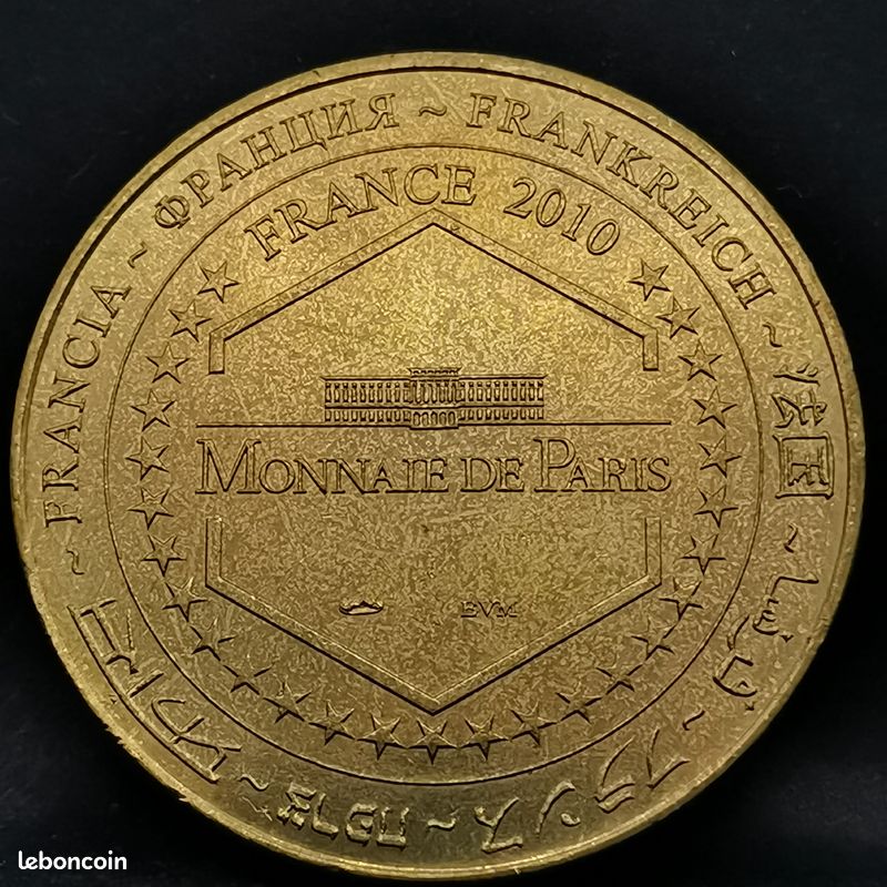 JETON TOURISTIQUE MDP 2010 LES 3 MONUMENTS ET LE PONT NEUF PARIS / MEDAILLE 34mm (image 2)